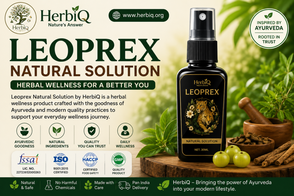 Leoprex Natural Solution by HerbiQ herbal wellness product